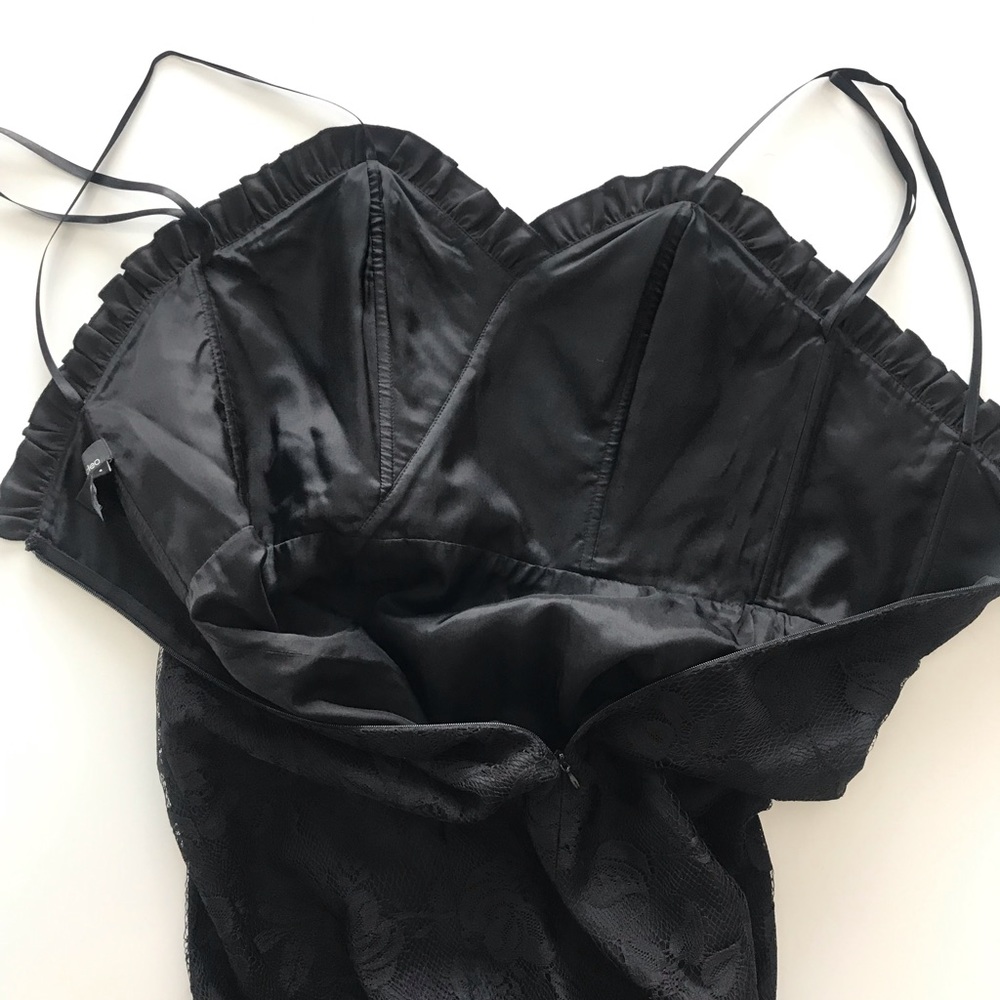 Strapless black evening gown - Picture 9 of 13